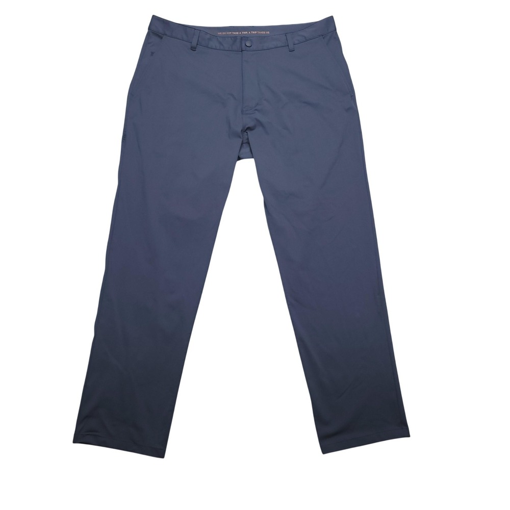 Rhone Commuter Pants Mens 38x32 Blue‎ Performance Chino Stretch Casual Slim Fit